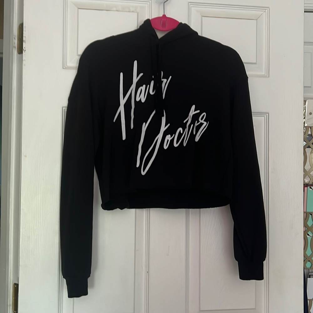Hair Doctor Crop Hoodie